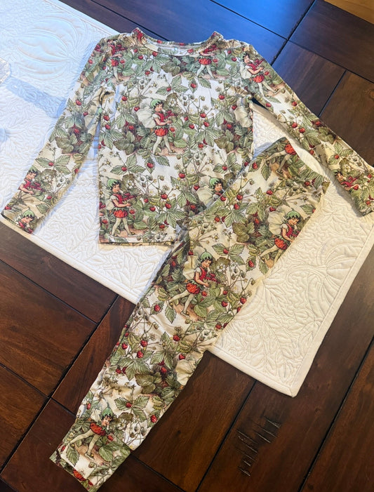 Girls 5-6T Posh Peanut x Flower Fairies Pajama Set