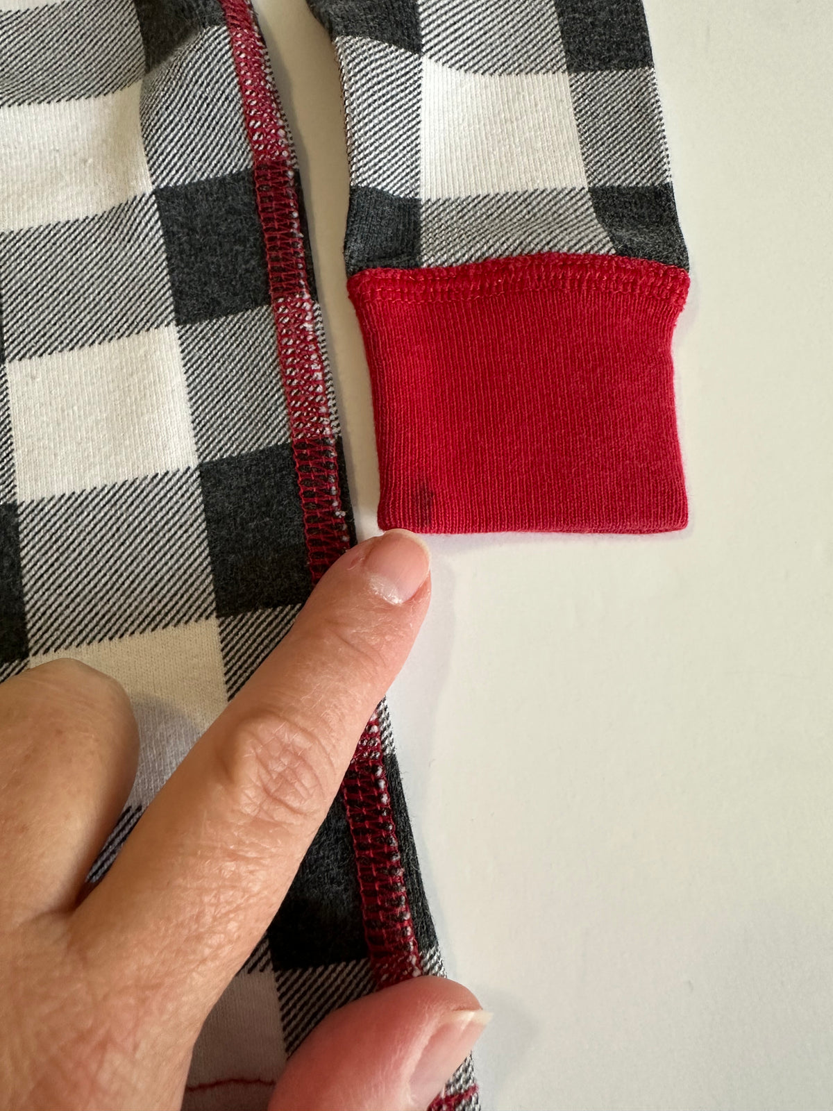 #80 Hanna Andersson size 4 / 100 Buffalo check pajamas