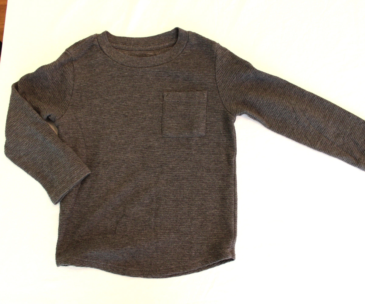 #168 4T Boys Cat & Jack Long Sleeve Shirts - set of 2