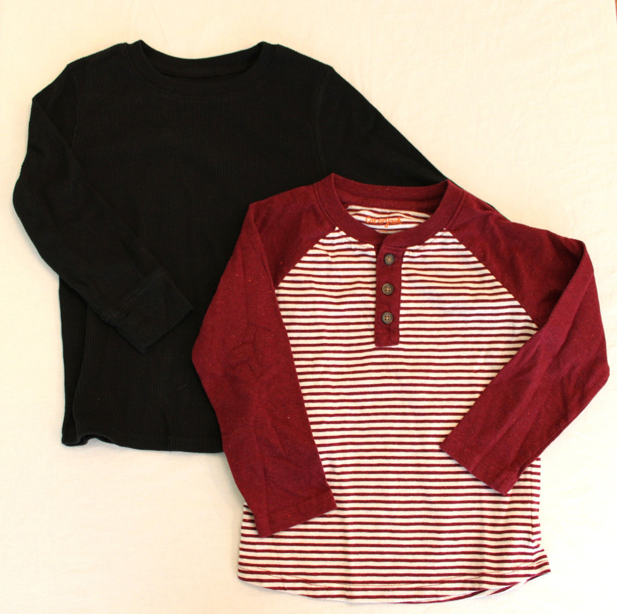 #168 4T Boys Cat & Jack Long Sleeve shirts - set of 2