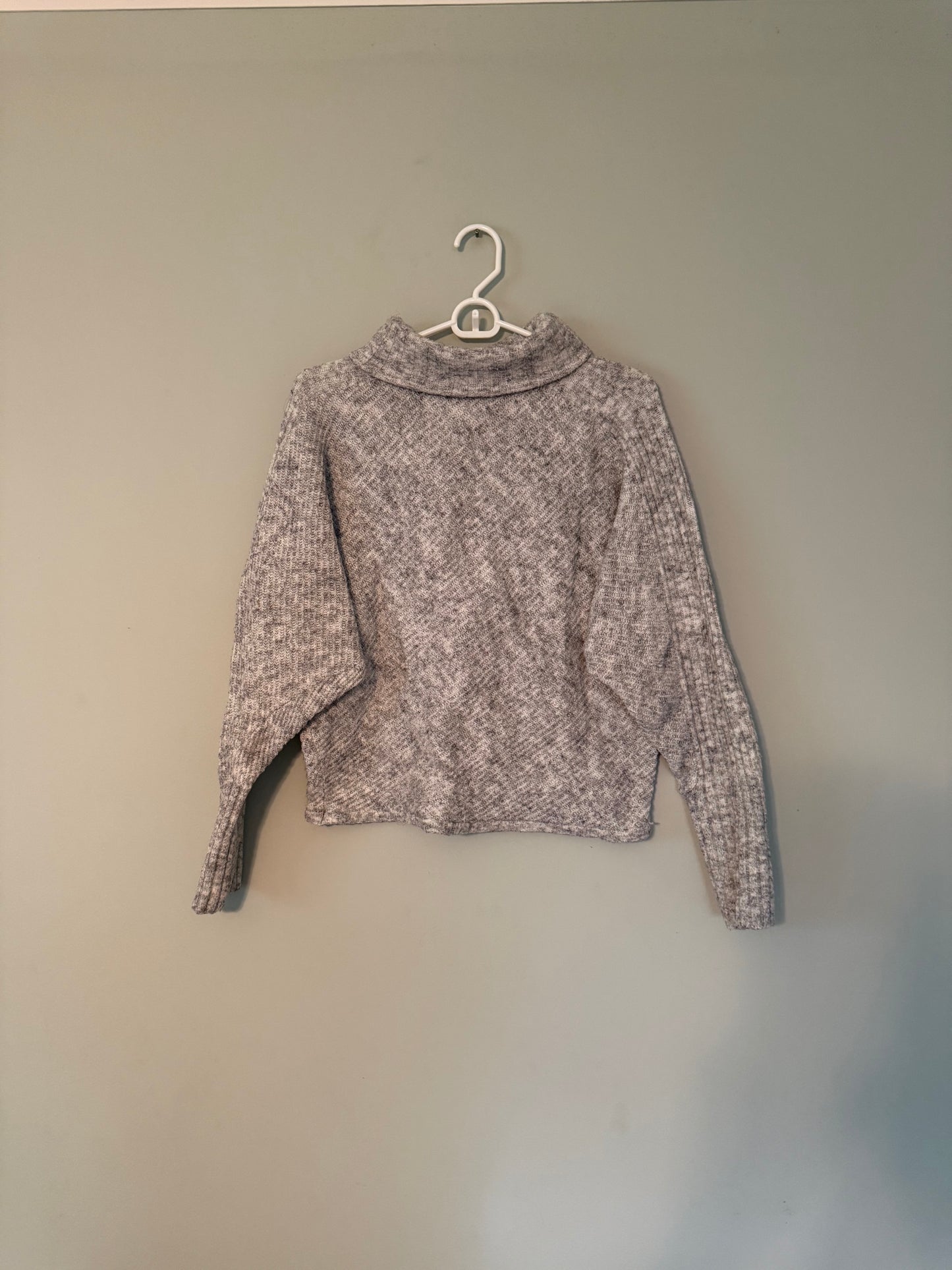Wide-Turtleneck Sweater | Max Studio | Grey | Size S