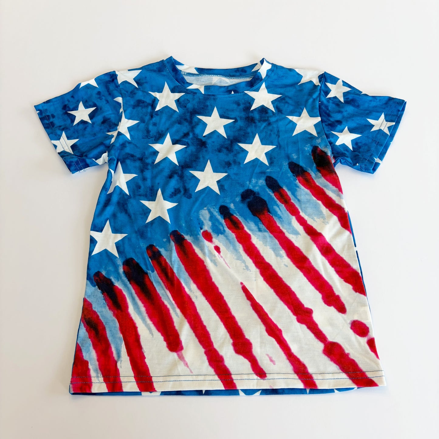 #79 | Size 8 |  Boys Red White and Blue T Shirt