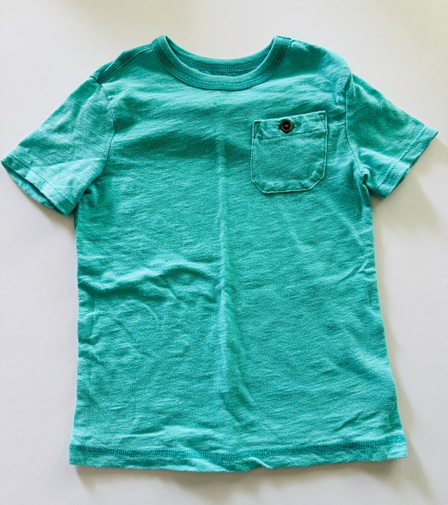 REDUCED # 92 Boys 4 t teal summer t shirt