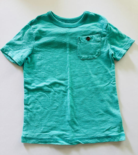 REDUCED # 92 Boys 4 t teal summer t shirt