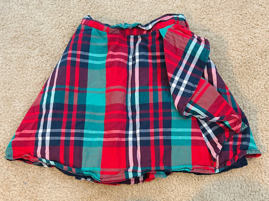 #15 *Reduced* Rufflebutts 8Y Tartan Skirt with Adjustable Waist