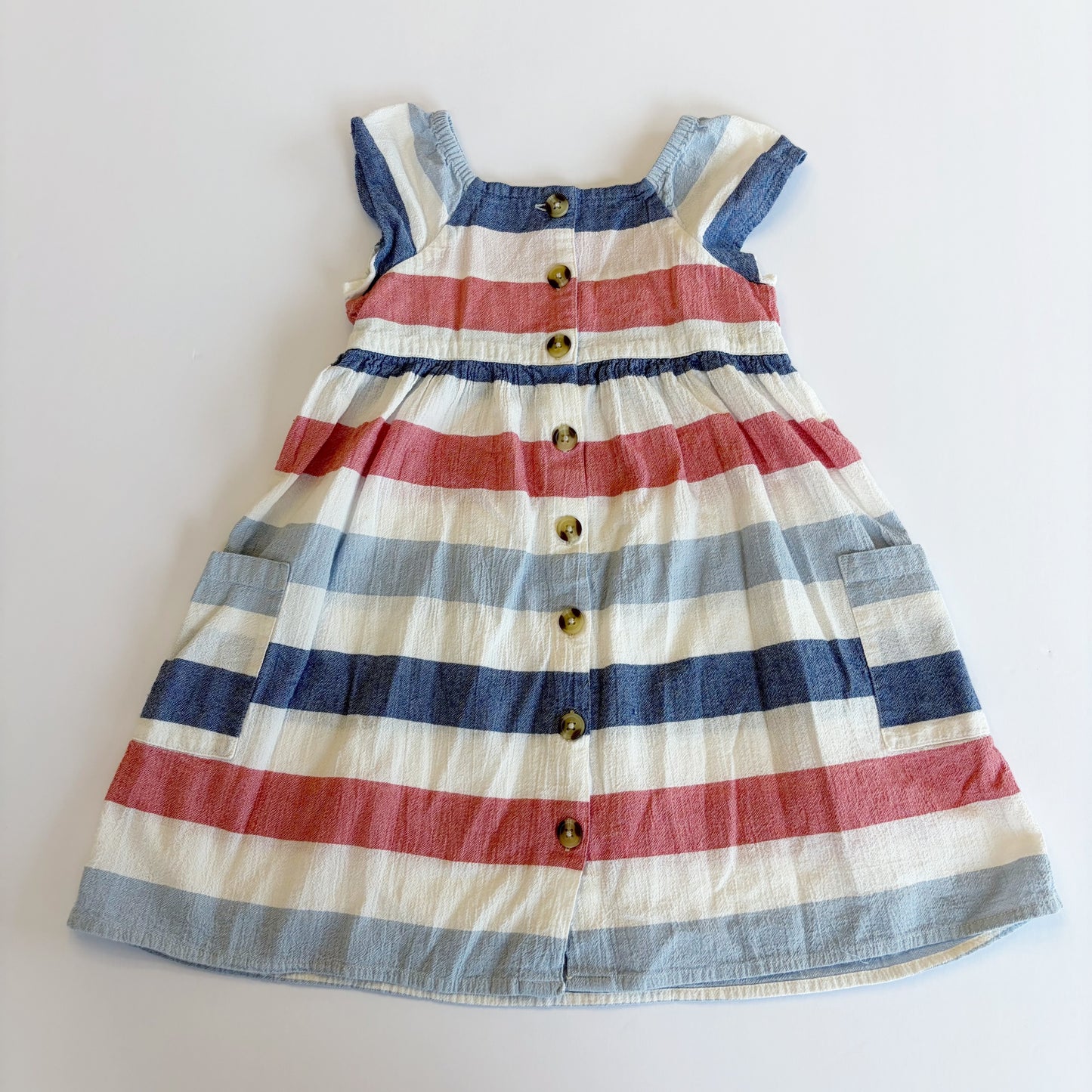 #79 | Size 5 | Tea Girls Striped Dress