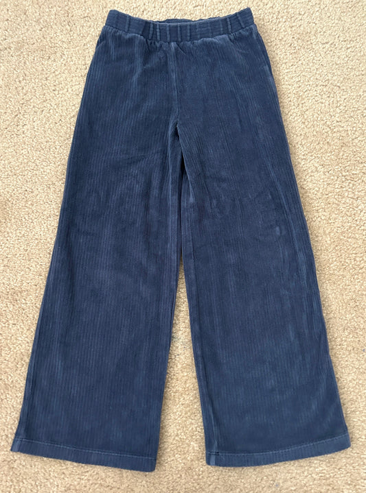 #15 *Reduced* Tea Collection 6Y Navy Ribbed Wide-Leg Pants
