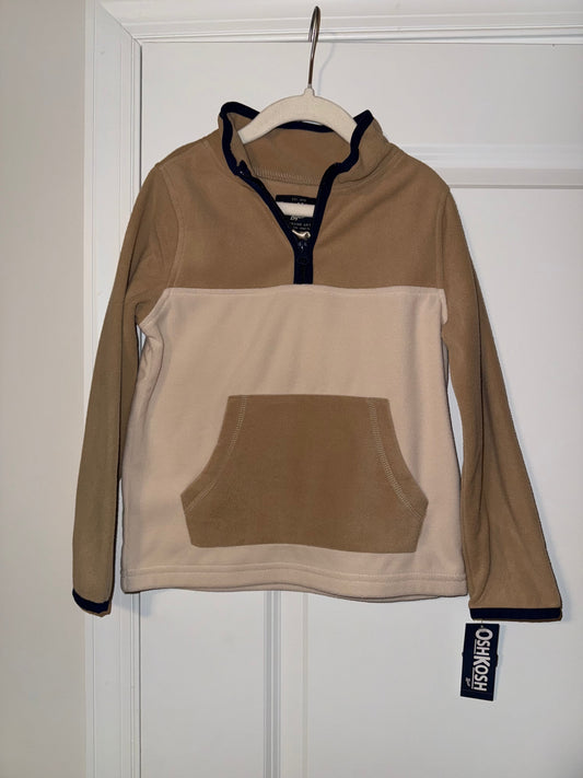 #106: Boys 6 OshKosh Fleece Quarterzip NWT *REDUCED*