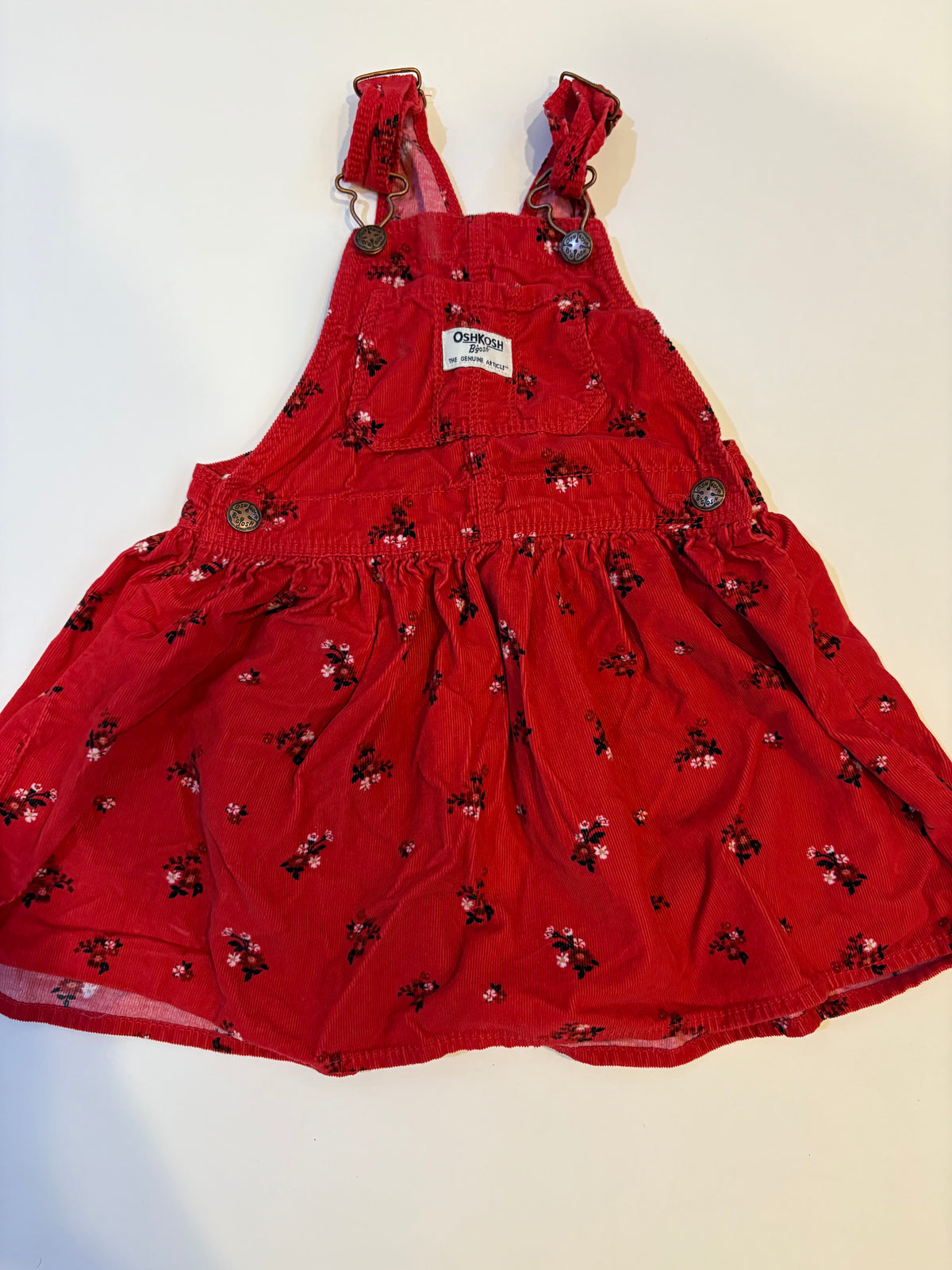 Seller 186 - Osh Kosh Girls Red Jumper -4T - VGUc