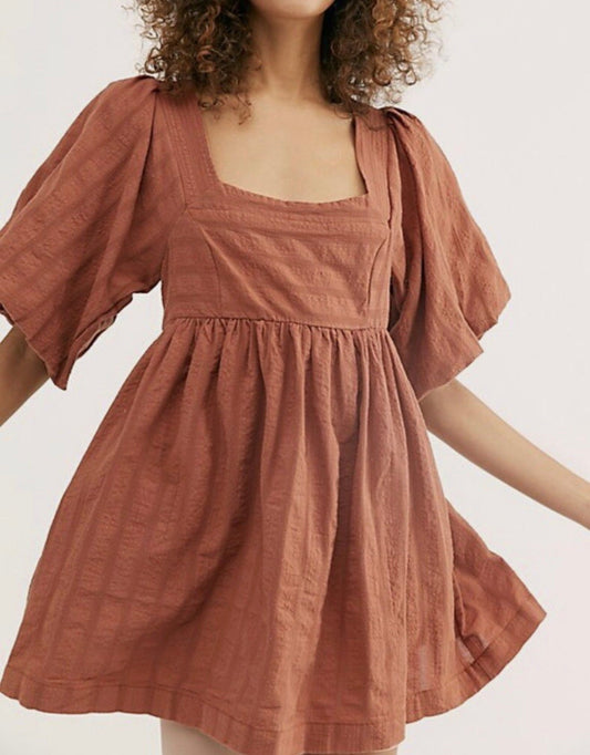 Free People | Size S | Orange Babydoll Dress