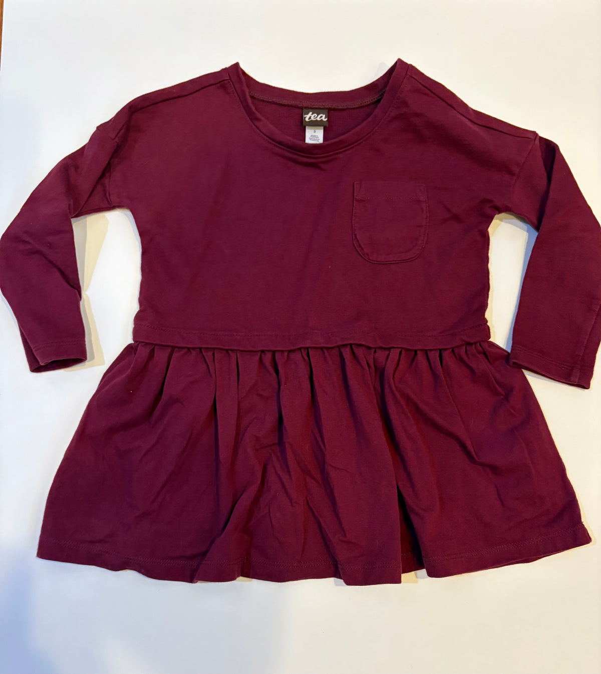 Seller 186 - Tea Girls Shirt - Size 2 - VGUC
