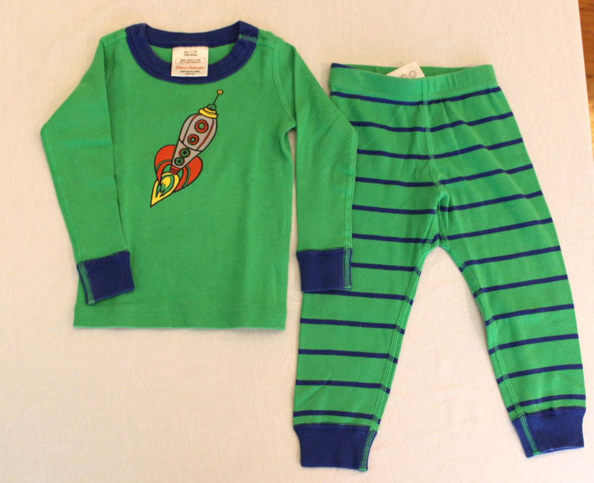#168 18-24m Boys Hanna Andersson pajamas