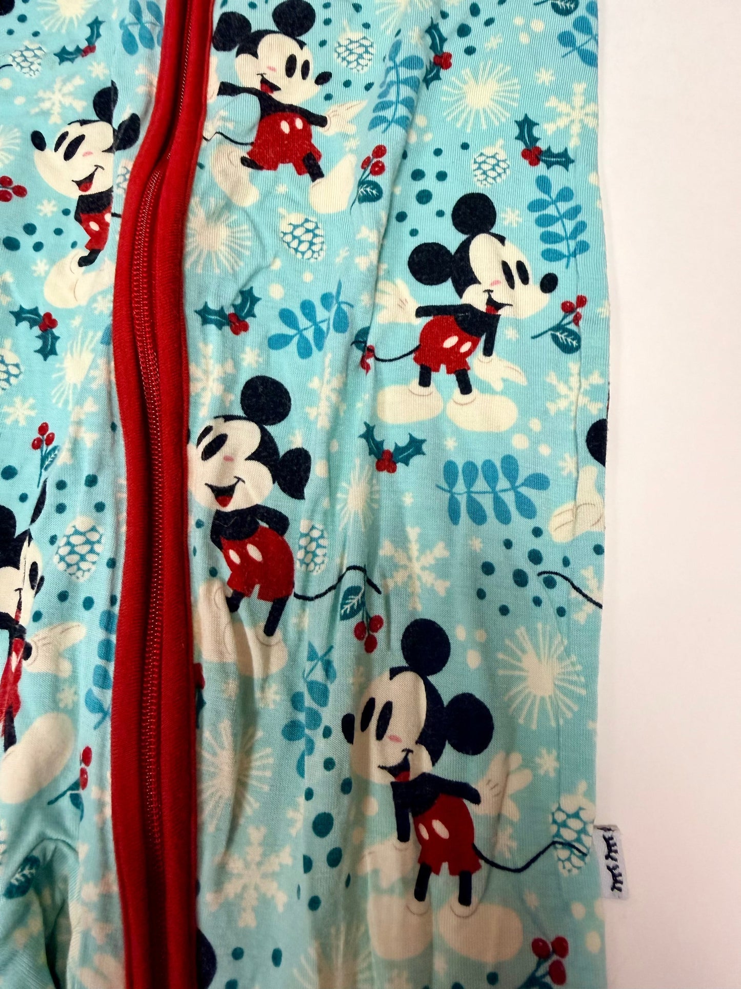 #153 Little Sleepies - Mickey's Wonderland - 6-12 Months - GUC
