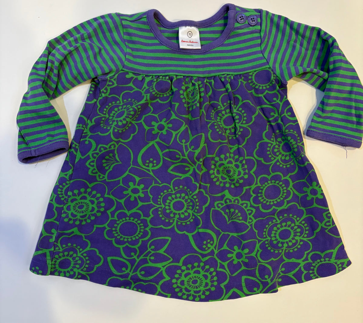 Seller 186 - Hanna Andersson Dress - Size 70 (6-12 Months) - VGUC