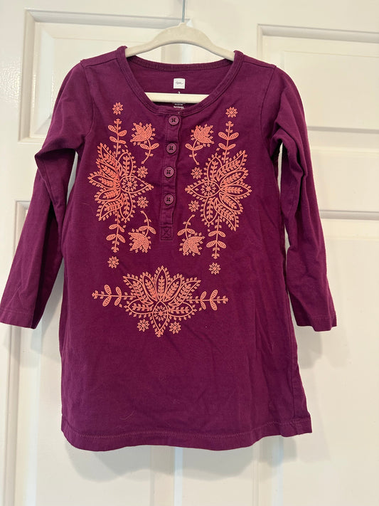 #85 REDUCED Tea Purple tunic dress, Toddler girls 2T