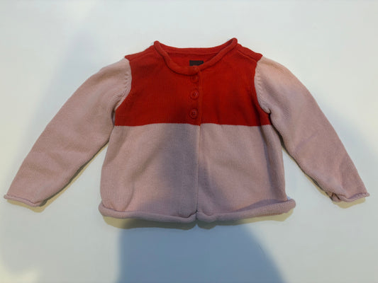 Seller 186 - Tea Girls Cardigan - 6-12 Months - VGUC