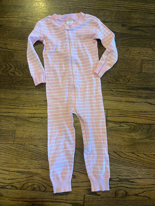 #67 Hanna Andersson Pajamas Pink Stripes 3T