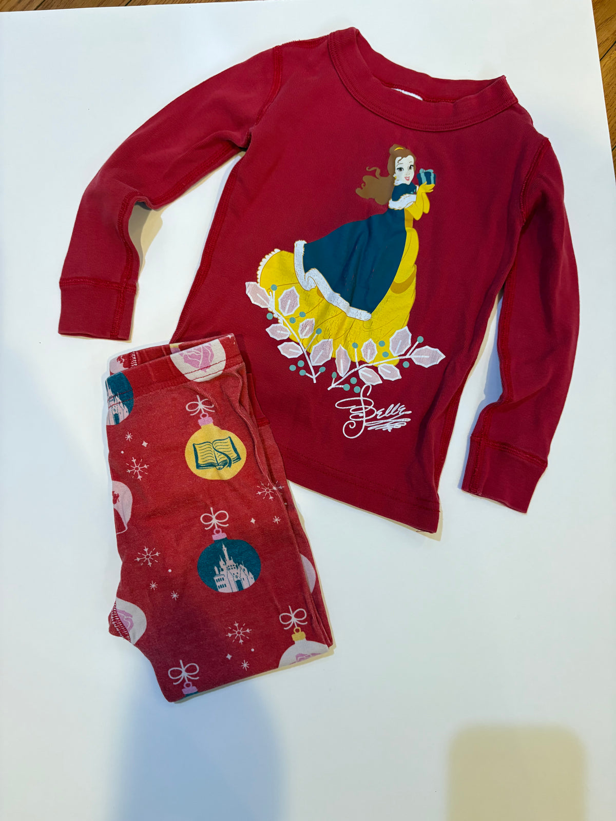 Seller 186 - Hanna Andersson Belle PJs - Size 90 (3T) - GUC