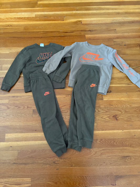 #116 Nike boys sweatshirt and pants 6/7