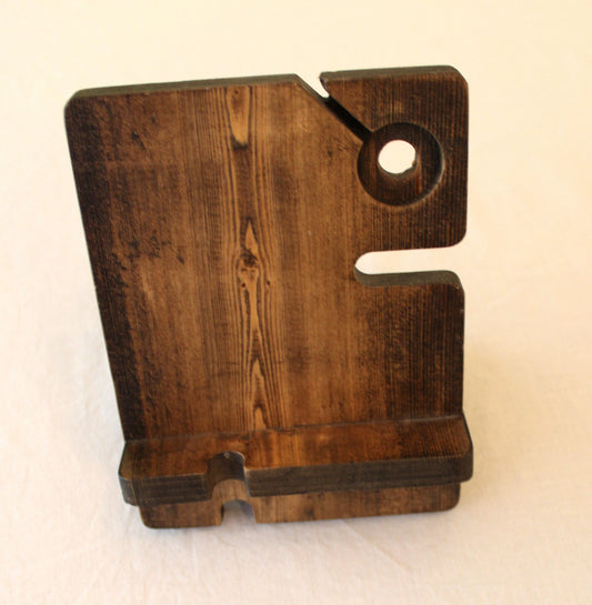 #168 wooden charging stand