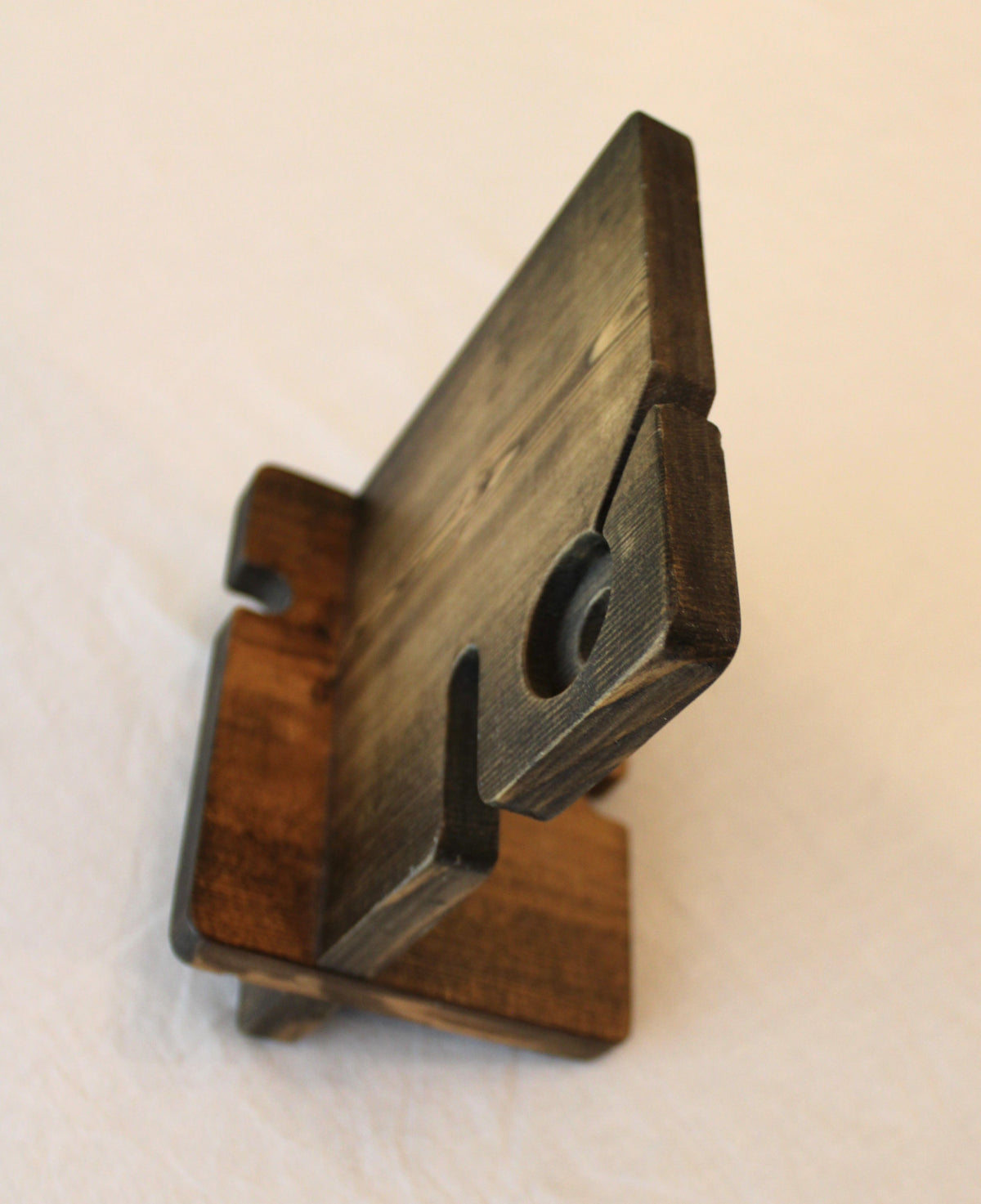 #168 wooden charging stand