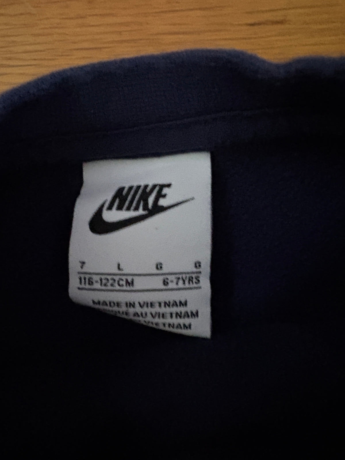 #116 Boys Navy Blue Nike sweatsuits pants sweatshirt 6-7
