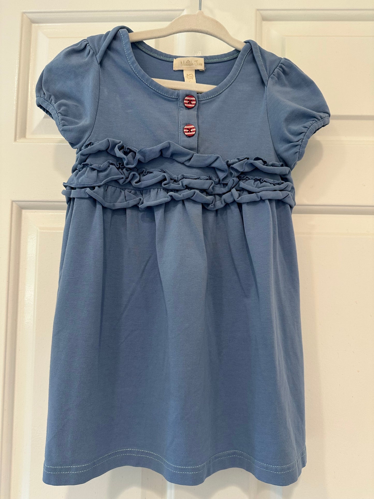 #85 REDUCED Matilda Jane Blue dress, girls 18-24m