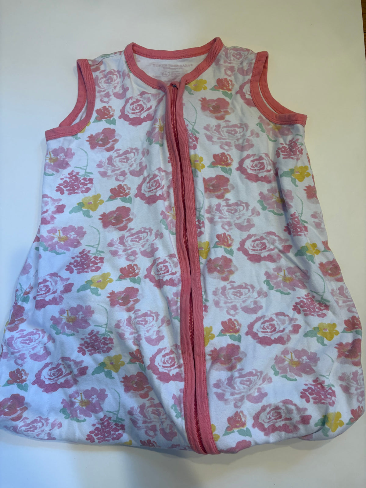 Seller 186 - Burt’s Bees Girls Floral  Sleep Sack -Size Large - GUc