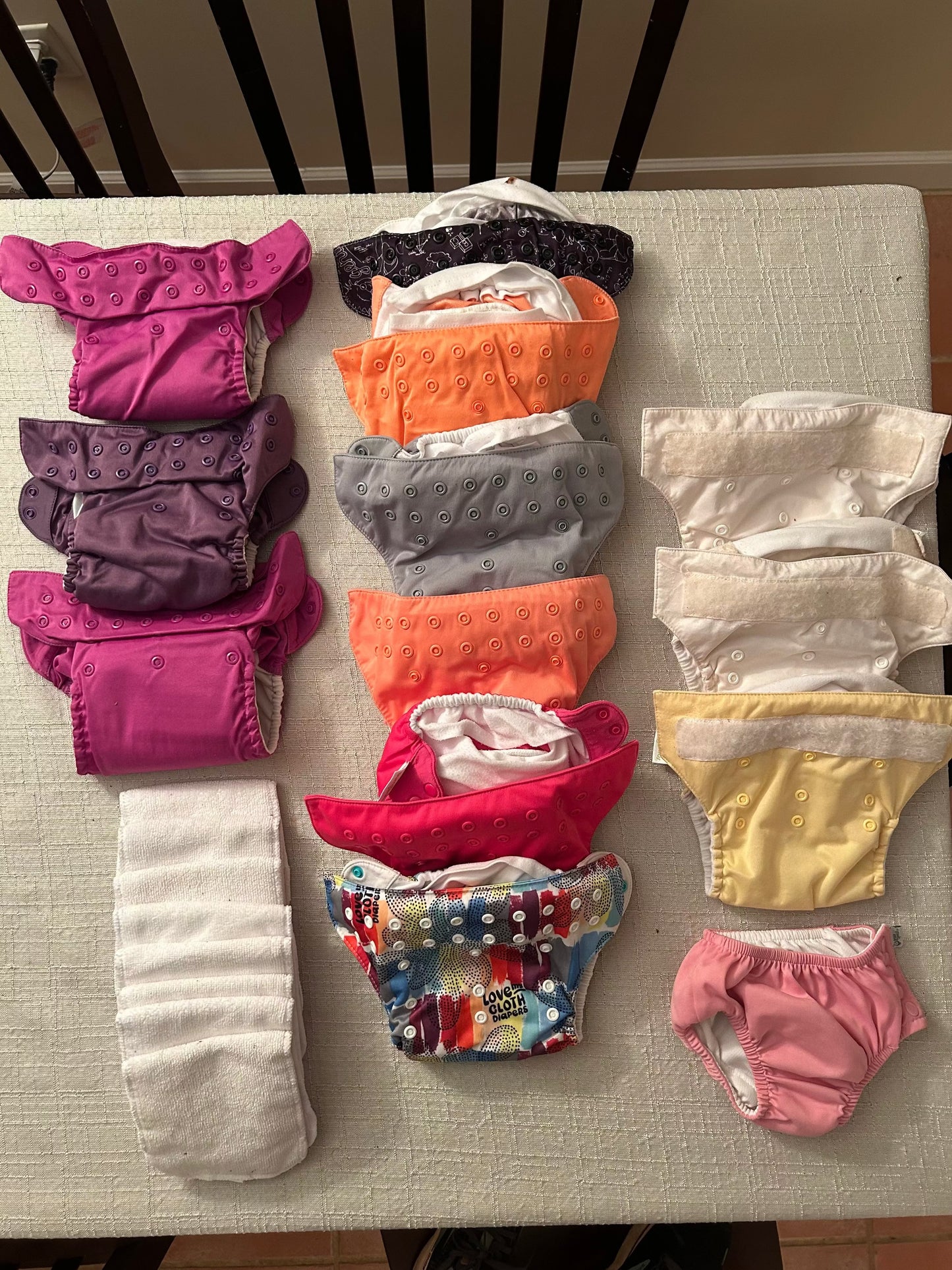 Seller #127 bumGenius cloth diaper bundle