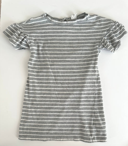 Seller #39 Gap t shirt dress girls 4T grey stripes