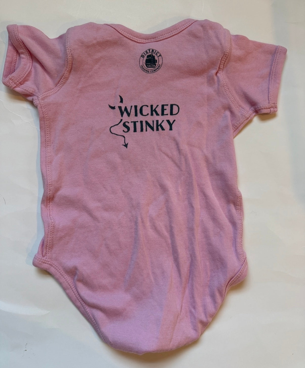 #170 Wicked Cute, Wicked Stinky Salem MA Halloween onesie girls 18 months