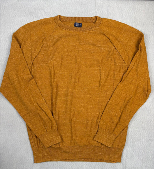 #39 Large, Mens, J. Crew, brown ochre sweater,