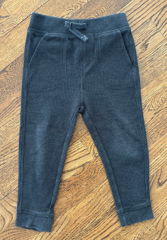 #103 • Boys • dip • 12-18m • Gray Waffle Weave Joggers