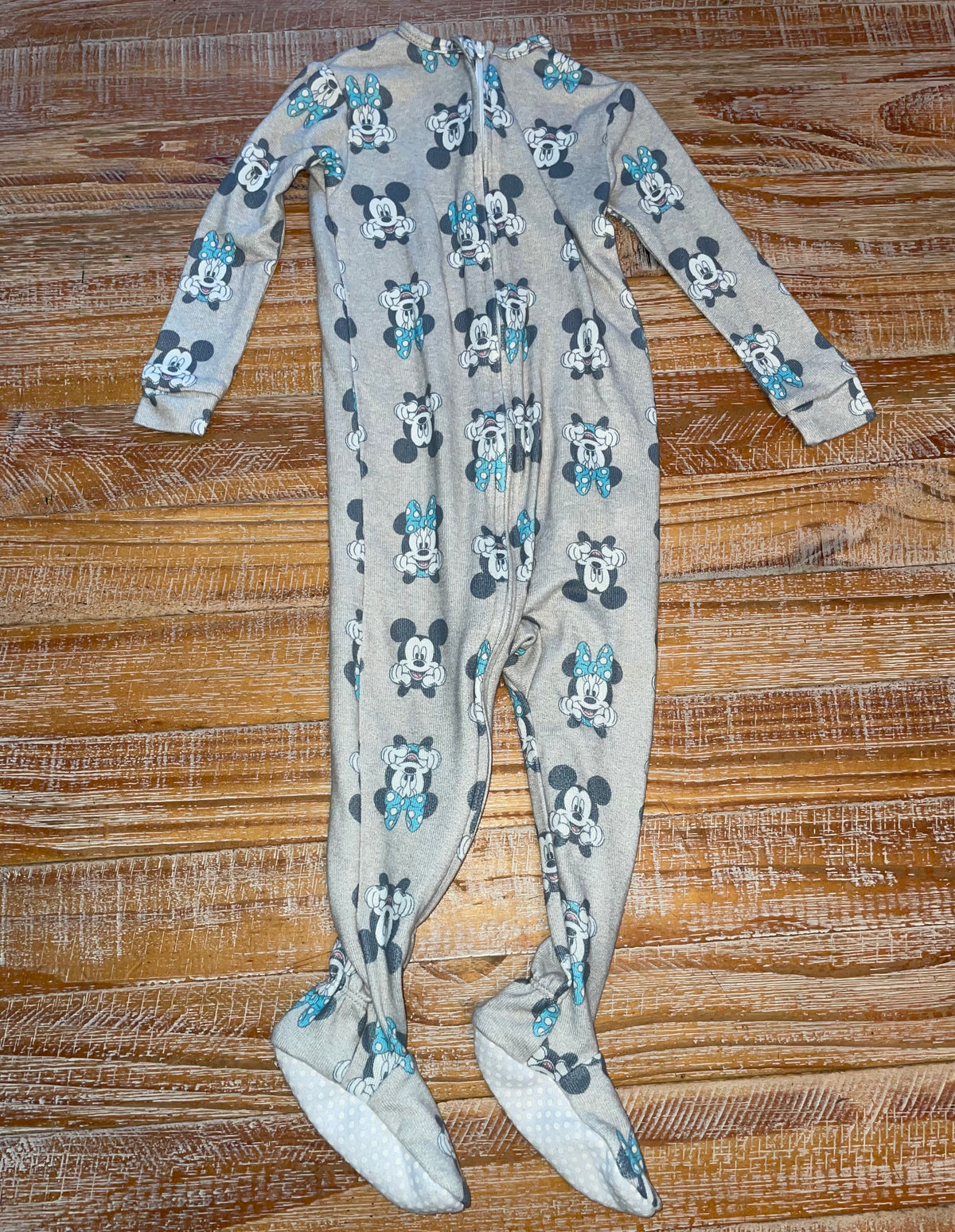 #4 Disney Baby Grey Mickie Mouse Zip-Up 18 months