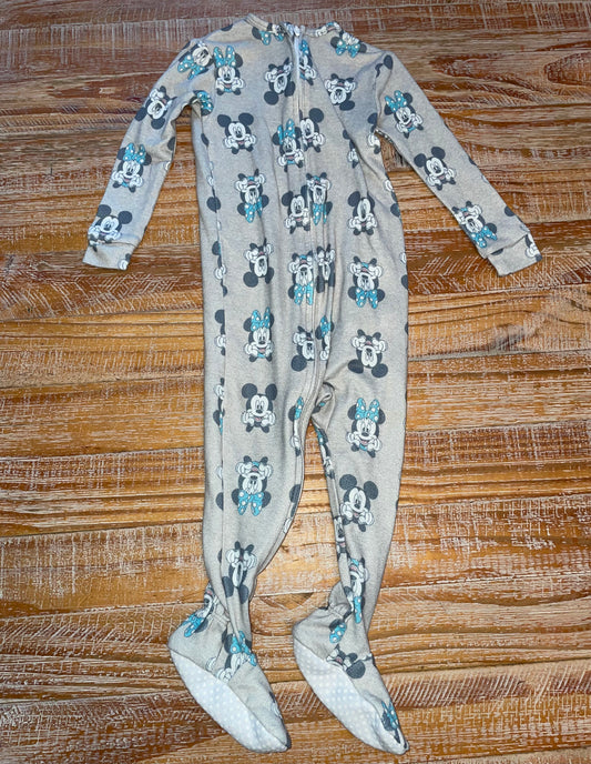 #4 Disney Baby Grey Mickie Mouse Zip-Up 18 months