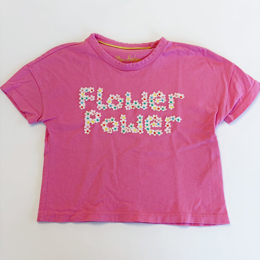 #79 | Size 3-4y | Mini Boden Girls Flower Power T Shirt REDUCED