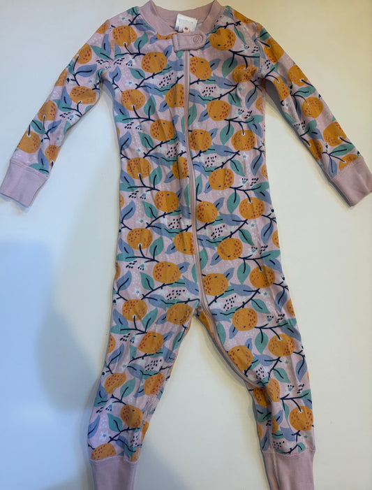 Seller 186 - Hanna Andersson Oranges Girls PJs - Size 85 (2T) - VGUC