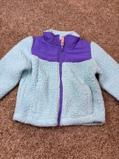 #47 girls 18mo cat and jack jacket, fleece