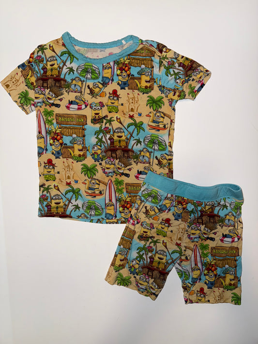 #106: 2T Showstoppers Minion Bamboo Pajamas