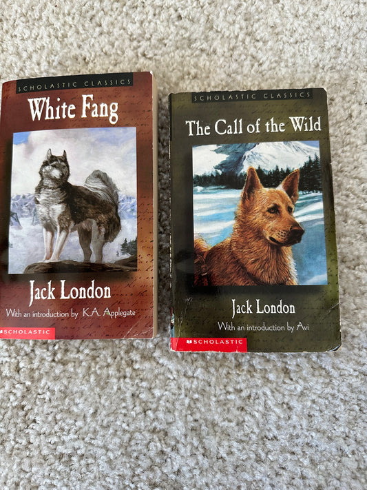 Jack London Books - The Call of the Wild and White Fang