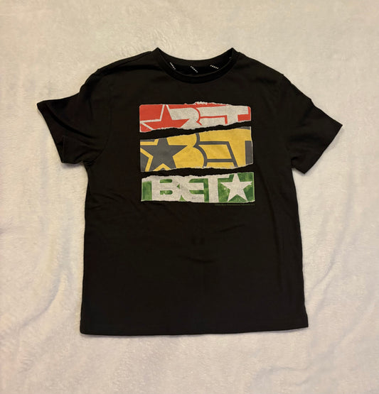 Seller #80 - Boys size S BET throwback tee