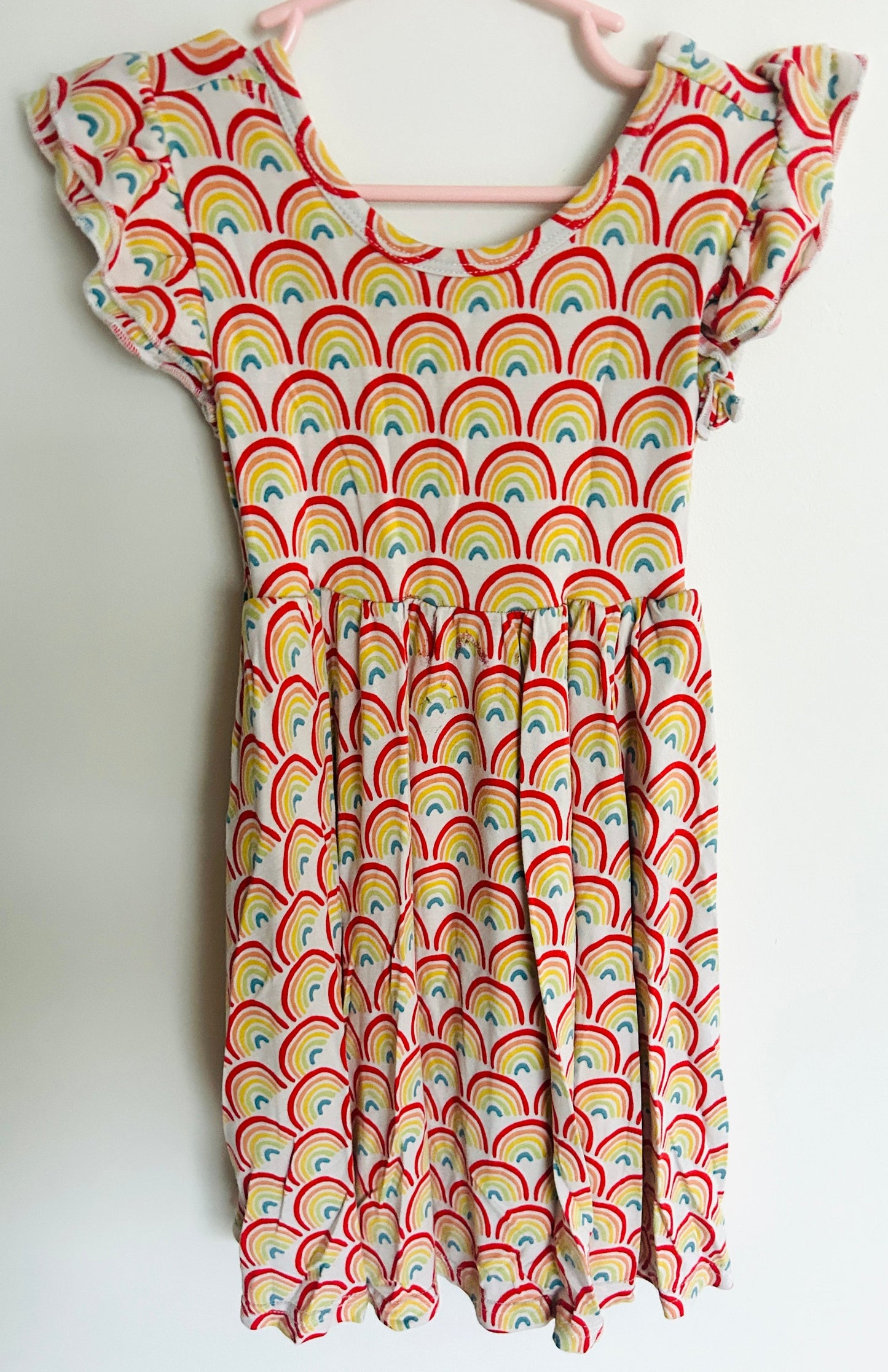 #15 Little Sleepies 3t Rainbow Dress