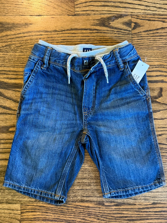 #28 NEW Gap Boys Denim Shorts size 6-7