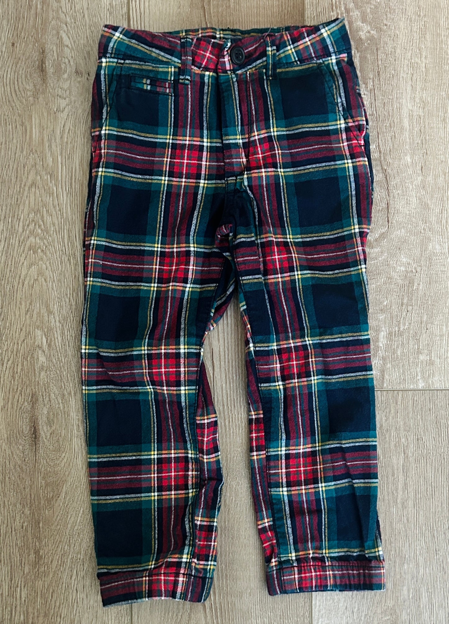 #15 Gap 4t Tartan Plaid Holiday Pants