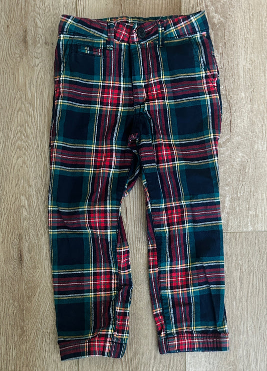 #15 Gap 4t Tartan Plaid Holiday Pants