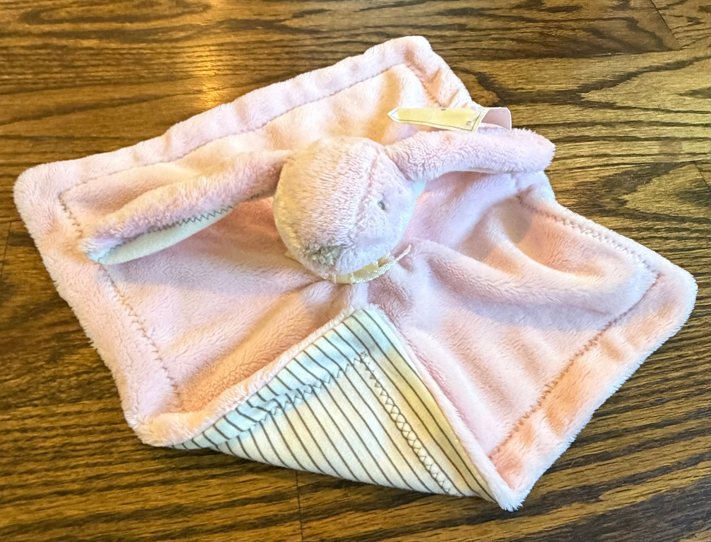 #28 NEW Pottery Barn Kids Pink Bunny Lovey