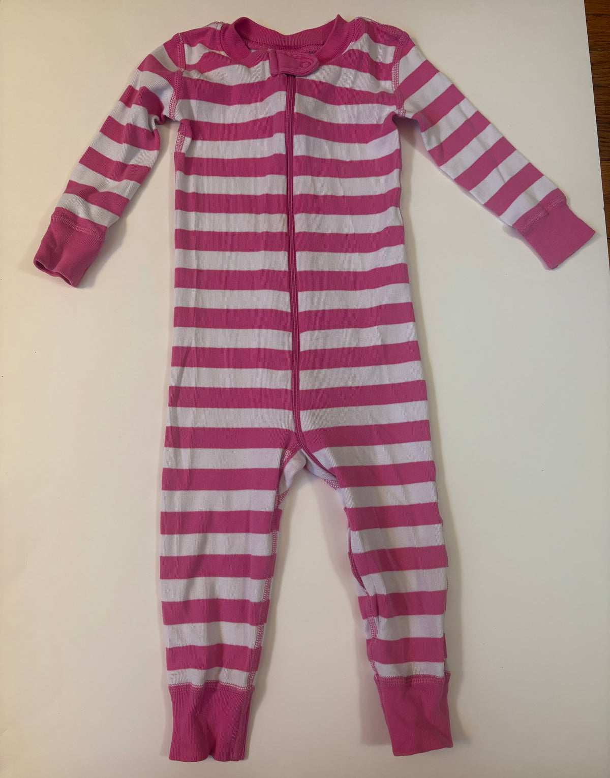 Seller 186 - Hanna Andersson Pink Striped PJs - Size 80 (18-24 Months) - VGUC