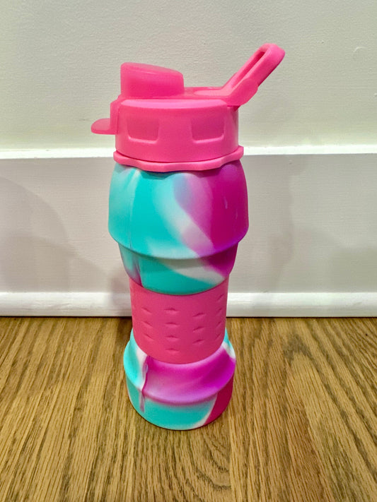 #198- Silicone Collapsable Travel Water Bottle