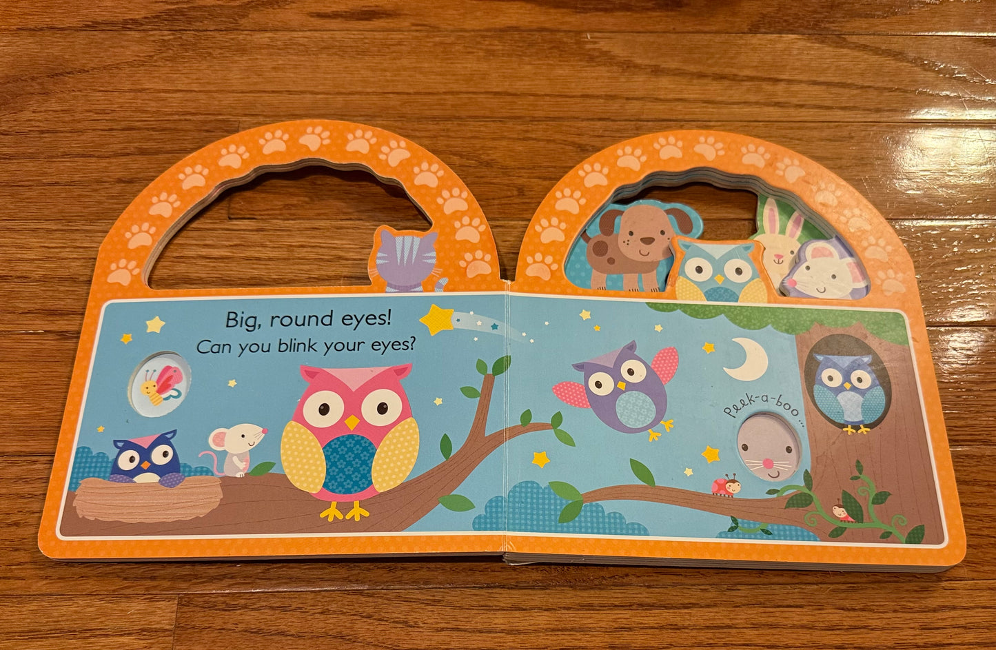 #180 Set of peek-a-boo books - Animals and eyes, nose ears toes