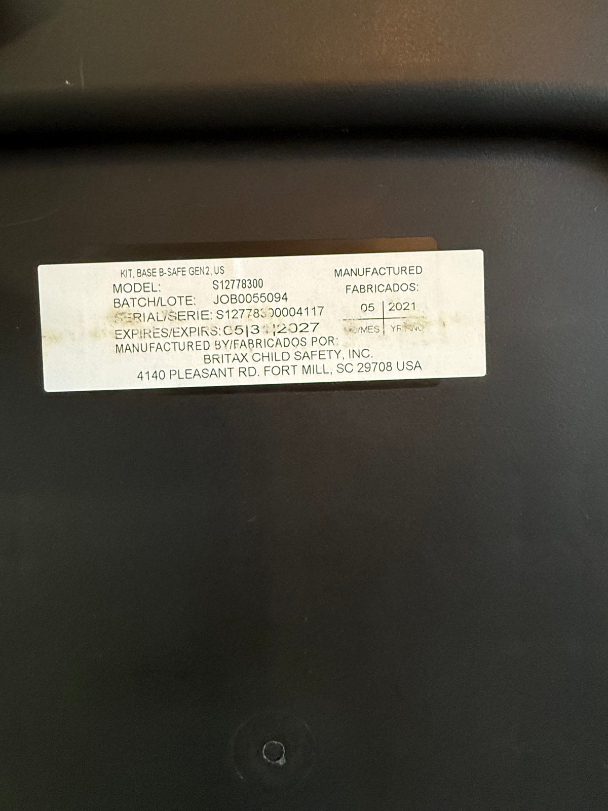 #21 • Britax Carseat & Bases